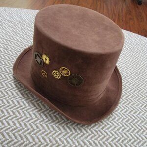Spirit Halloween steampunk hat only pre-owned size LG